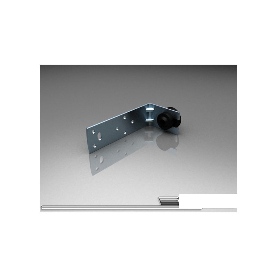Крепеж с виброизолятором L-образный (ПРО)