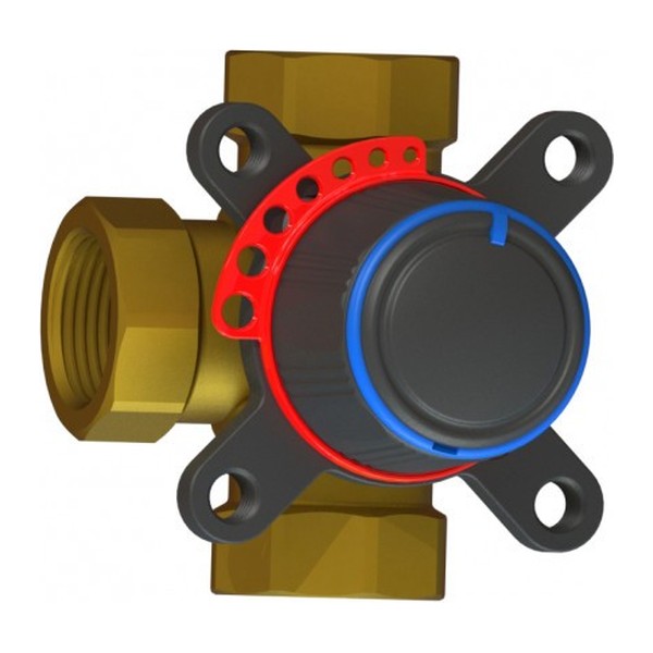 Клапан поворотный 3-ходовой RGP RMV03100-100-10 (DN25, Kvs10, PN10, ВР1)