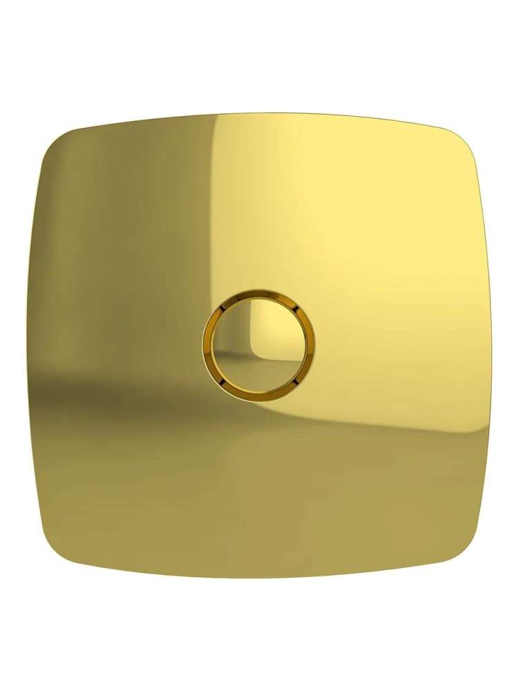 Вентилятор накладной RIO, обратный клапан, D100, Gold, DICITI