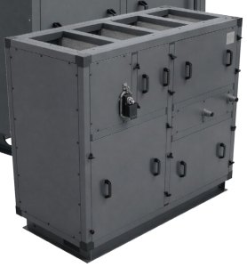 Приточно-вытяжная установка с пластинчатым рекуператором RWN-RP-1800(30m)-ЕС-НЕ12-Compact(N)