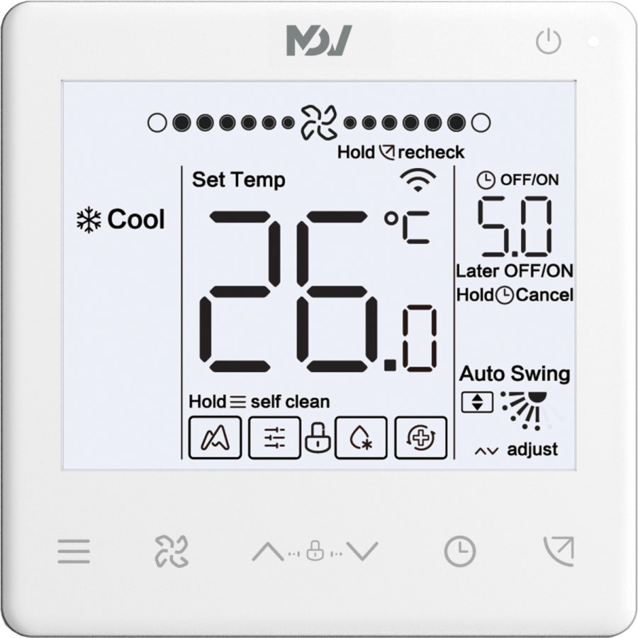 Канальный двухтрубный фанкойл MDV MDVFN-500D3VE